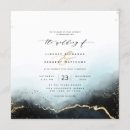 Recherche de luxe noir et or invitations Couple