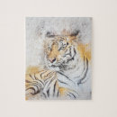 Recherche de tigre bengale puzzles Gros chat