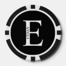 Recherche de votre nom jetons poker Monogramme