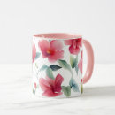 Recherche de fleurs décoratives tasses Illustration