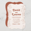 Suche nach orange hochzeits einladungen 70er