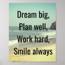 Suche nach dream big poster Inspirational
