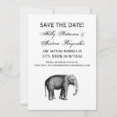 Recherche de défense invitations Éléphant