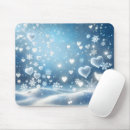 Recherche de flocon neige tapis souris Bleu