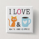Suche nach niedliche katze buttons Blau