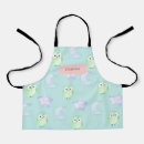 Recherche de hibou mignon tabliers Bleu