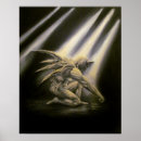 Suche nach licht in der dunkelheit poster Schwarz