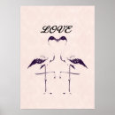 Recherche de coeur romantique posters Mignon