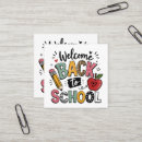 Suche nach zurück zur schule visitenkarten Erster schultag