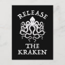 Recherche de kraken cartes postales Pieuvre