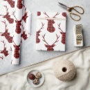 Recherche de rennes papier cadeau Motif
