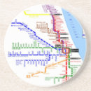Recherche de métro dessous de verres Chicago