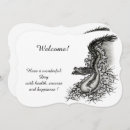 Recherche de dragon noir invitations Gothique