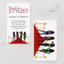 Recherche de fashion designer pour cartes visite Styliste de mode