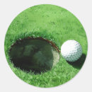 Recherche de trous de balle autocollants Golfeur
