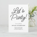 Recherche de minimalist anniversaire invitations 50e