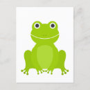 Recherche de grenouille verte cartes postales Dessin