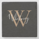 Recherche de black dessous de verres Monogrammé