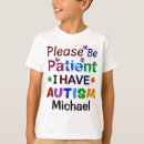 Recherche de patient tshirts J'ai de l'autisme