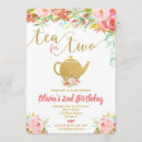 Recherche de thé pour deux invitations Fête du thé