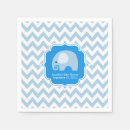 Recherche de chevron bleu serviettes Baby shower