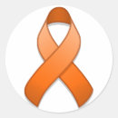 Recherche de ruban orange autocollants Leucémie