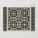 Recherche de motif mandala cartes postales Noir blanc