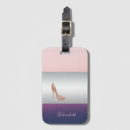 Recherche de talons bagages étiquettes Rose