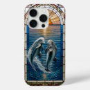 Recherche de dauphins iphone coques Coucher de soleil