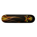 Recherche de crâne skateboards Flamme