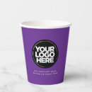 Recherche de gobelets papier Logo