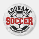 Recherche de terrain de jeu magnets Joueur de football