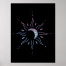 Suche nach sonne und mond poster Mandala
