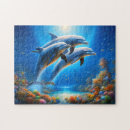 Recherche de dauphin puzzles Créatures marines
