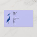 Suche nach reiher visitenkarten Tierliebhaber