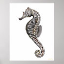 Recherche de hippocampe en art Océan