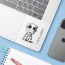Recherche de robots mignons autocollants Sci fi