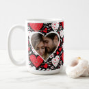 Recherche de amour saint valentin tasses Noir et blanc