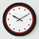 Recherche de rouge blanc noir horloges Minimaliste