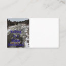 Suche nach schnee und eis visitenkarten Fluss
