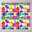 Suche nach coole geometrische formen poster 80er