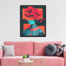Recherche de portrait abstrait art Mur