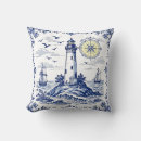 Recherche de rose de boussole coussins Bleu