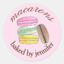 Recherche de macaron français autocollants Macarons
