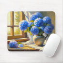 Recherche de peinture monet tapis souris Bleu