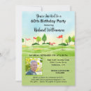 Recherche de homme anniversaire invitations Aquarelle