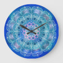 Recherche de mandala bleu horloges Méditation