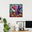Suche nach blauer elefant poster Blumenreich
