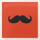 Recherche de moustache noire dessous de verres Humour