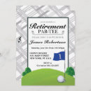 Recherche de golf invitations Parti de retraite